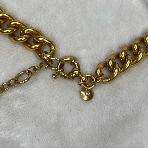 J. Crew Tortoise Shell Acrylic Rhinestone Flower Statement Necklace - Picture 13 of 16